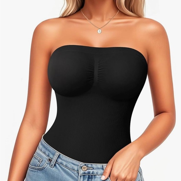 Black Strapless Women's Top (059) - Picture 1 of 3
